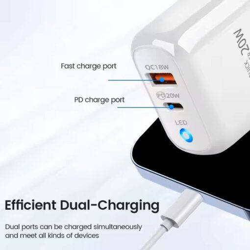 FAST CHARGER 22W TYPE-C AND USB (4)