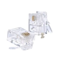 RJ11 6P2C Crystal head Gold plated chip (2)