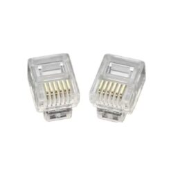 RJ11 6P2C Crystal head Gold plated chip (3)