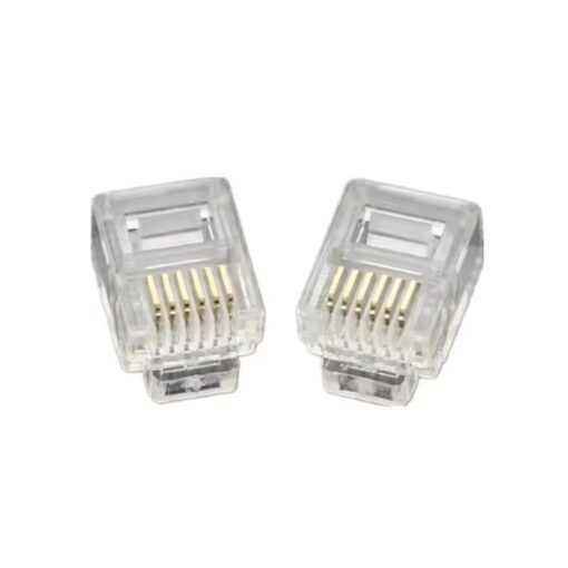RJ11 6P2C Crystal head Gold plated chip (3)